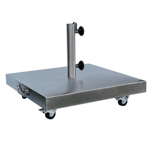 Base de betão em inox com rodas 46 kg - GSParasols