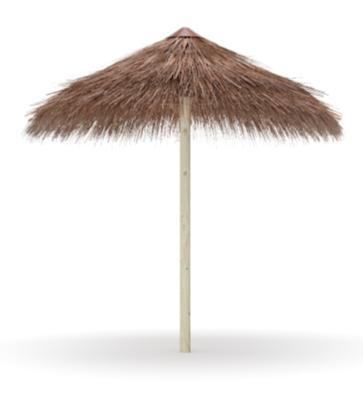 Palhota Makuti Palm Ø 200 cm