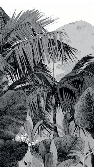 Painel de Parede Borneo B&W 1 – Grosfillex