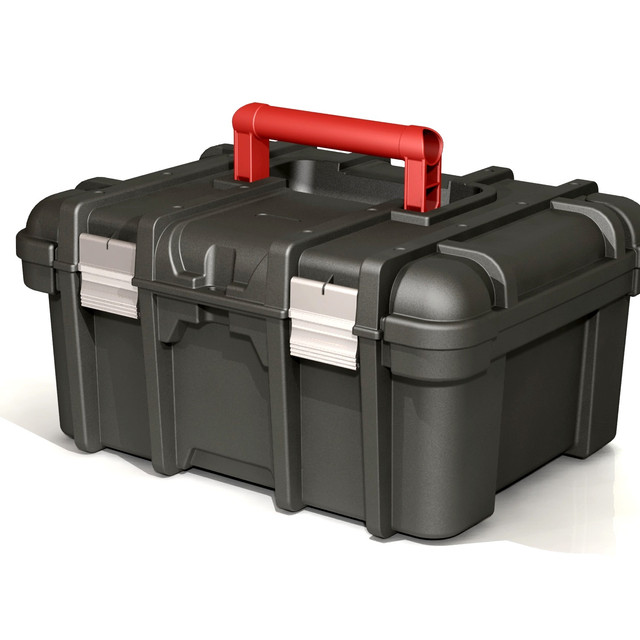 Caixa para ferramentas Hawk 16" — Preto / Vermelho