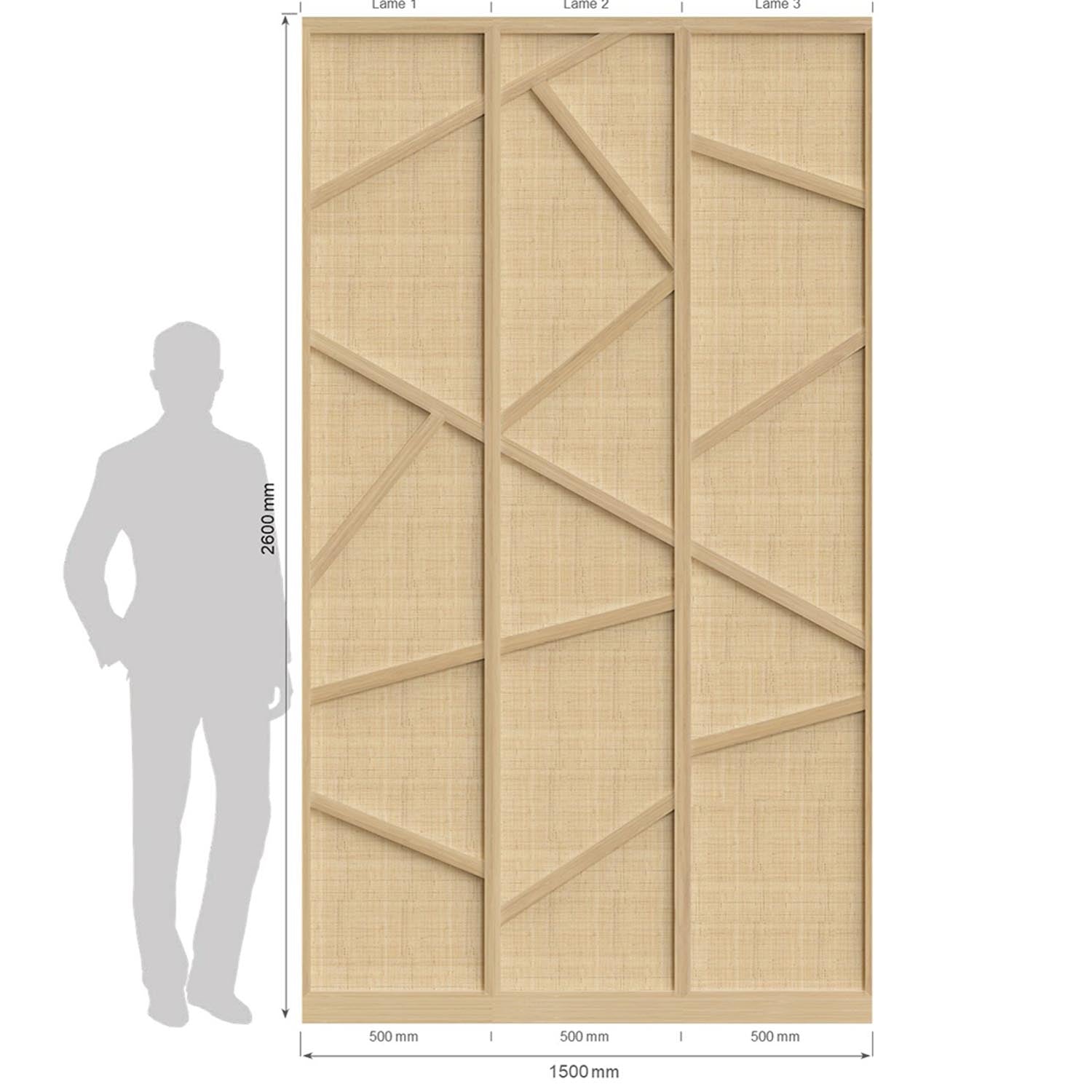 Painel de Parede Madeira Japandi – Grosfillex