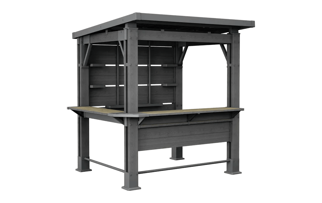 Bar Gazebo — Cinzento
