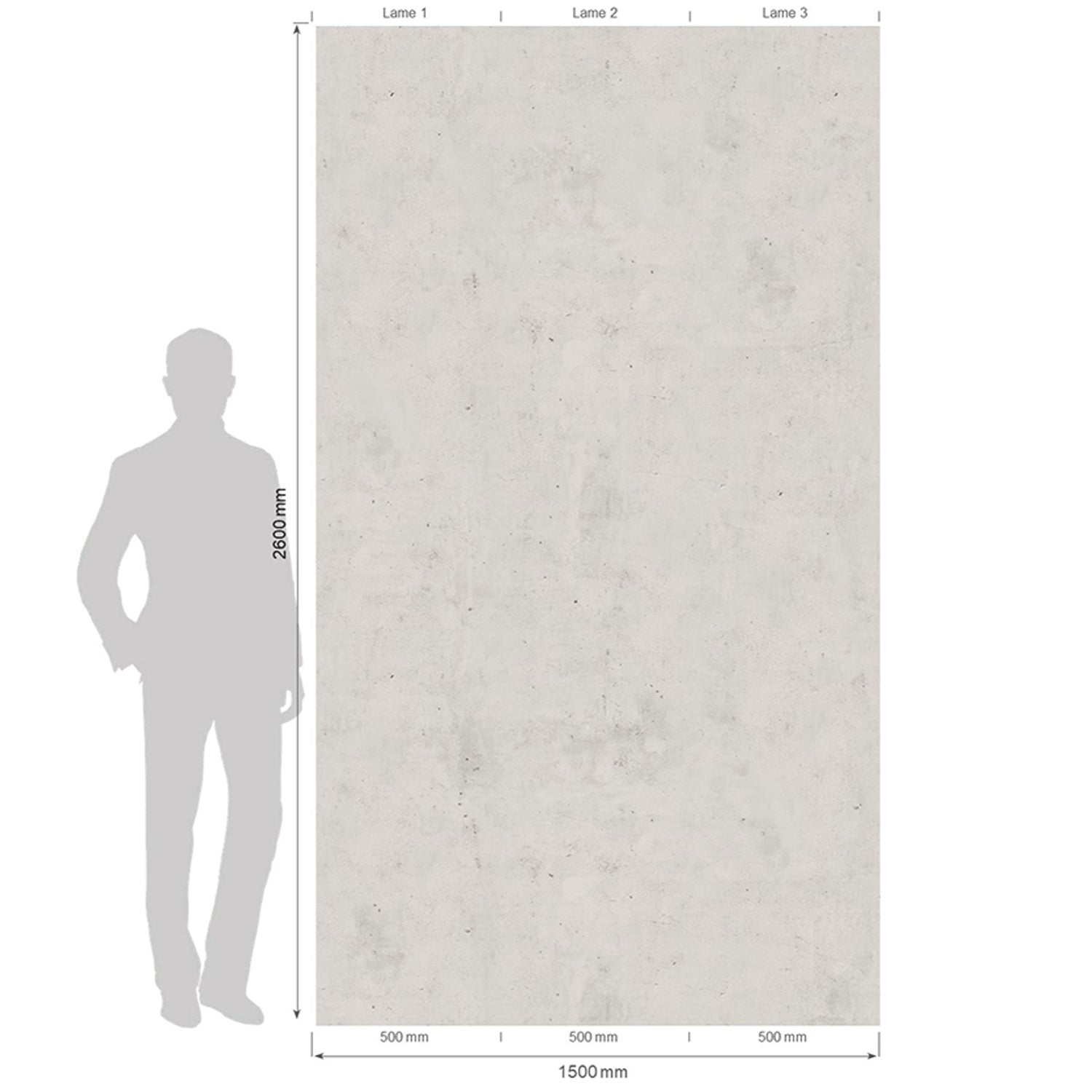 Painel de Parede Betão NY – Grosfillex