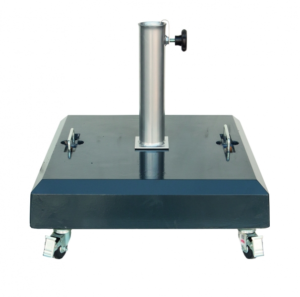 Base quadrada pintada com rodas 55,5 kg - GSParasols