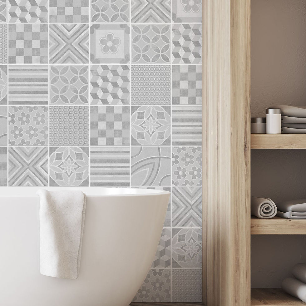 Miniatura: Painel de Parede Cimento 2 Azulejos – Grosfillex