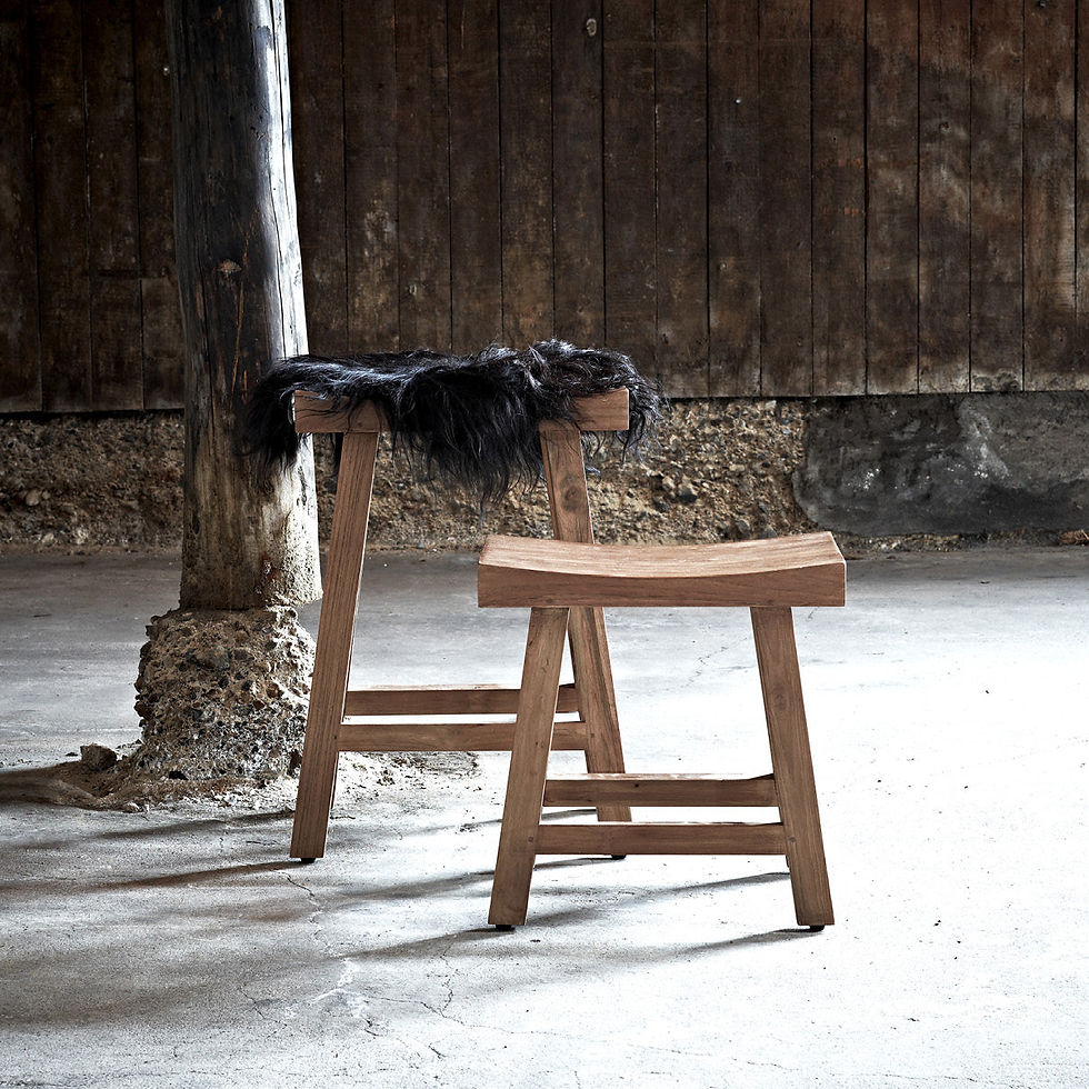 Thumbnail: Banco Alto Charles Teak Counter - Sika
