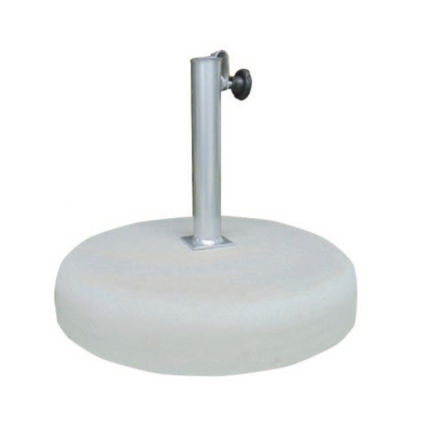 Base de guarda-sol média em cimento natural cinza 29 kg - GSParasols