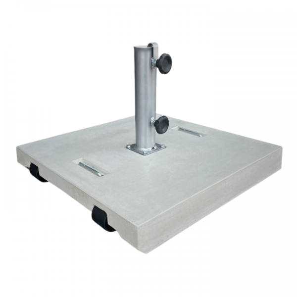 Base de guarda-sol SUEVO com 2 rodas natural cinza 54 kg - GSParasols