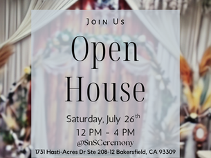 Open House July 26th