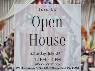 Open House July 26th