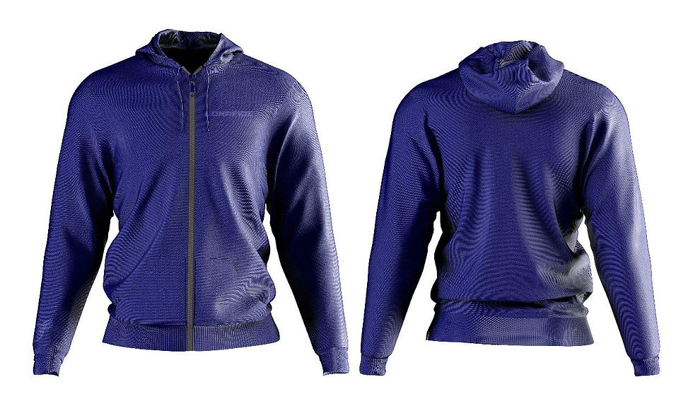 Thumbnail: 'Fundamentals' Hooded Full Zip Sweat Jacket 