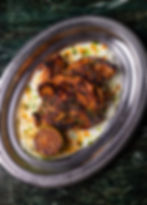 SoBo 20 Tavern Chicken served with tempered cucumber yoghurt and charred lime.