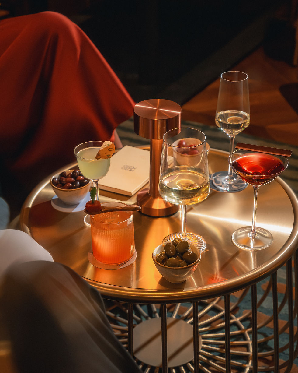 A table with few of the best cocktails from Mezzo Mezzo - JW Marriott Mumbai Juhu's New Restaurant