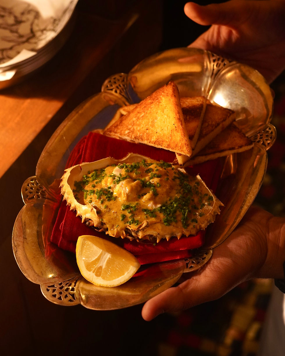 Signature dishes from the Kaspers Mumbai menu