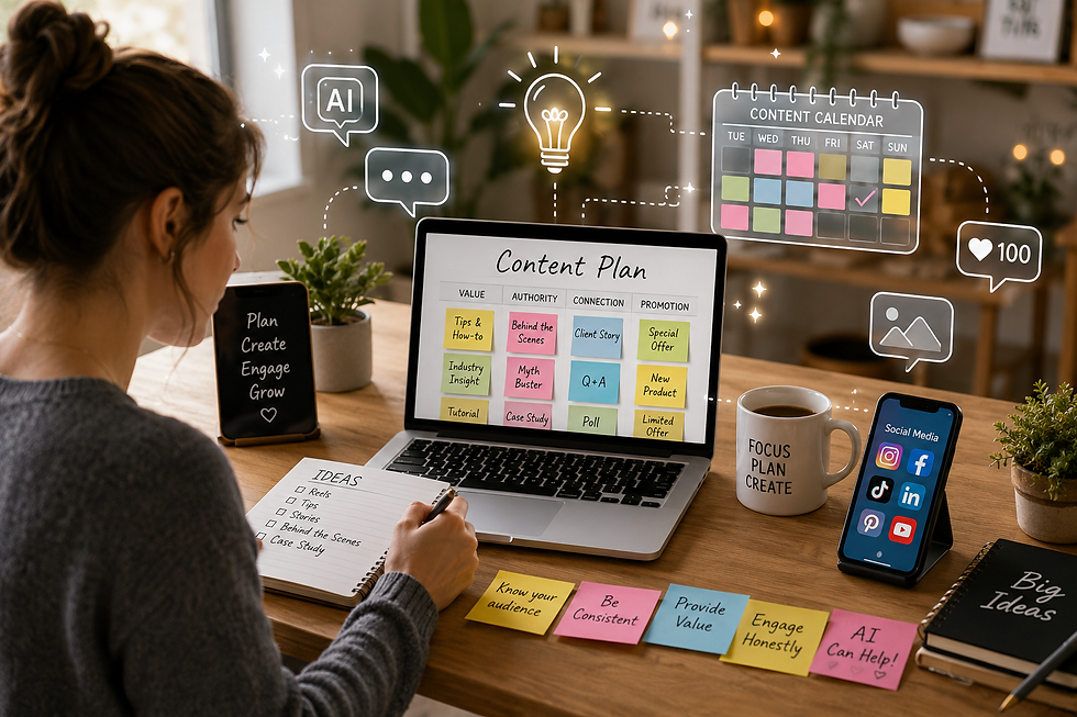 AI for Social Media Marketing: How Small Businesses Can Save Time Without Losing Their Personality