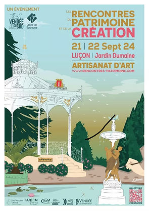 Affiche des rencontres des Métiers d'art