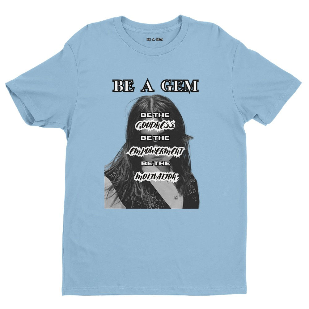 "BE A GEM" Black Text Classic Unisex Crewneck T-shirt