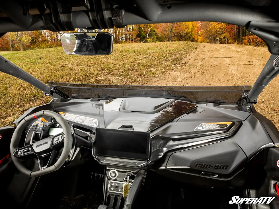 Thumbnail: SUPERATV CAN-AM MAVERICK R SCRATCH-RESISTANT HALF WINDSHIELD