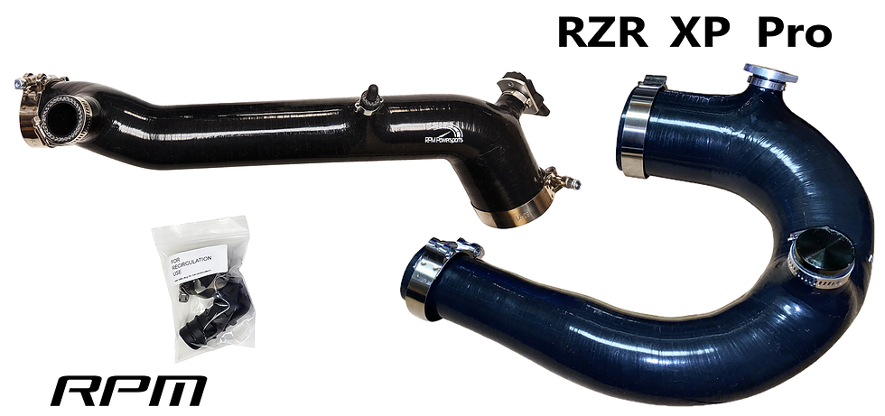 Thumbnail: RPM-SxS Polaris RZR XP PRO Turbo Silicone Intake & Charge Tube SET