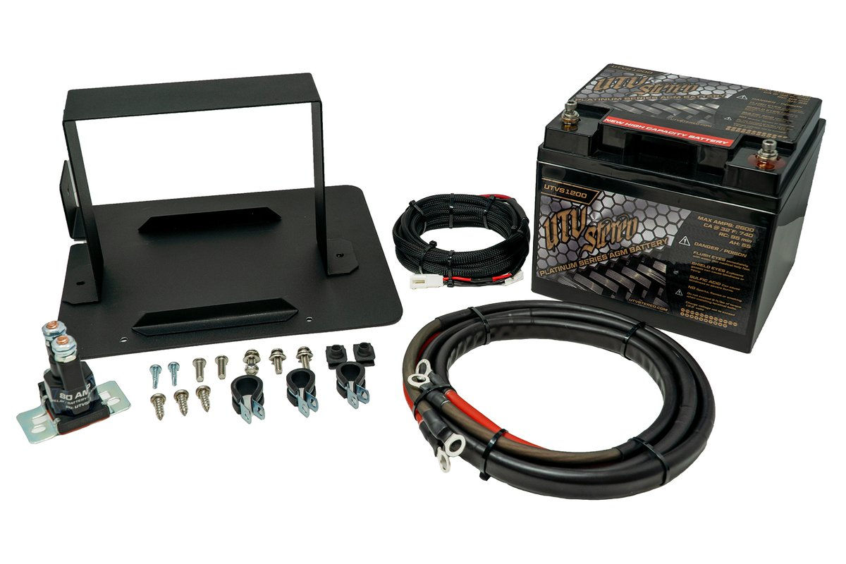 UTVSTEREO Can-Am Defender 2nd Battery Kit