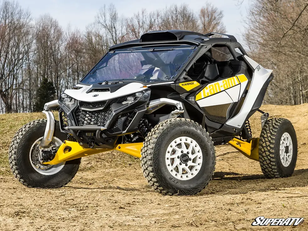 Thumbnail: SUPERATV CAN-AM MAVERICK R SCRATCH-RESISTANT FLIP WINDSHIELD