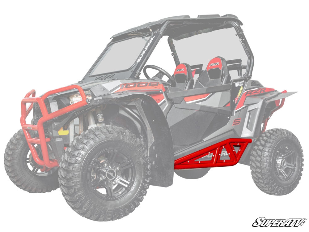 SUPER ATV POLARIS RZR 900 HEAVY DUTY TUBE ROCK SLIDERS