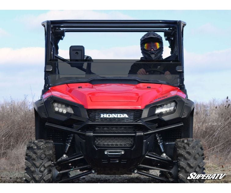 Thumbnail: SUPERATV Honda Pioneer 1000 Scratch Resistant Half Windshield