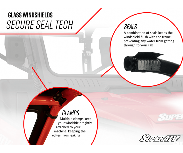 Thumbnail: SUPER ATV Honda Talon 1000 Glass Windshield