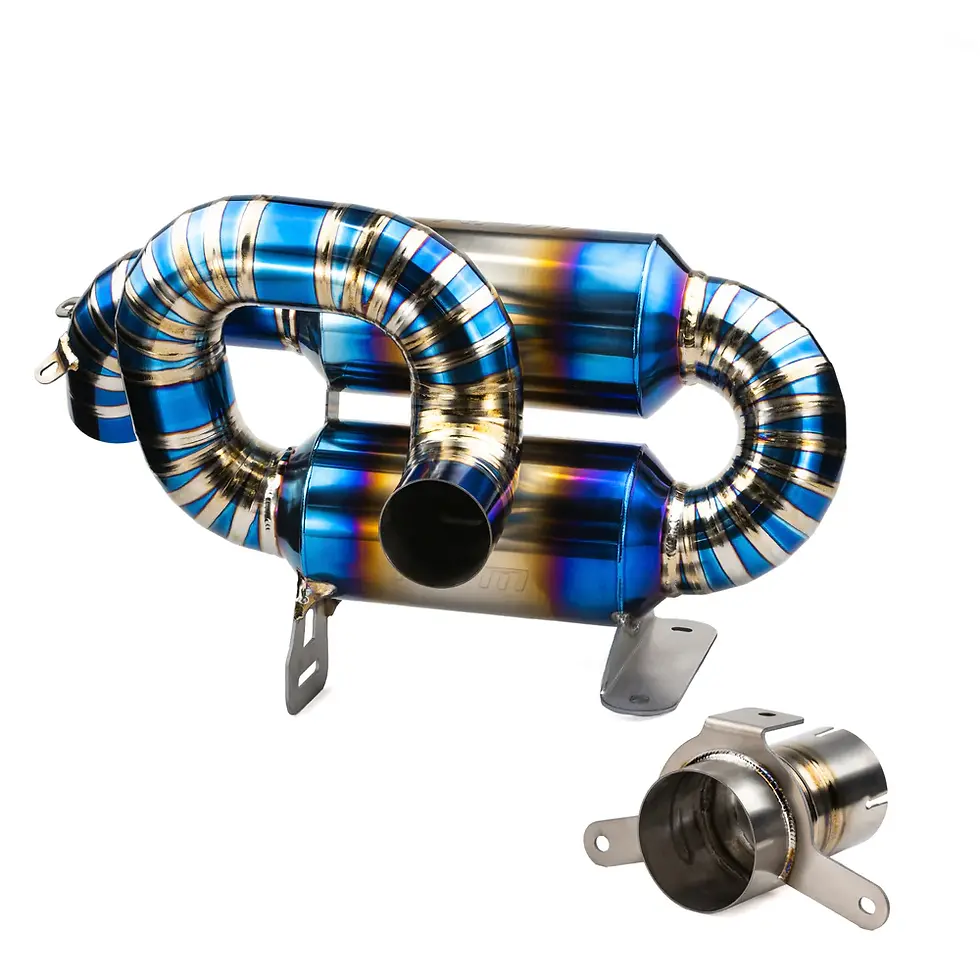 Thumbnail: RPM Can-Am Maverick R Full TITANIUM 3" Sport Muffler - Slip On Sport Exhaust