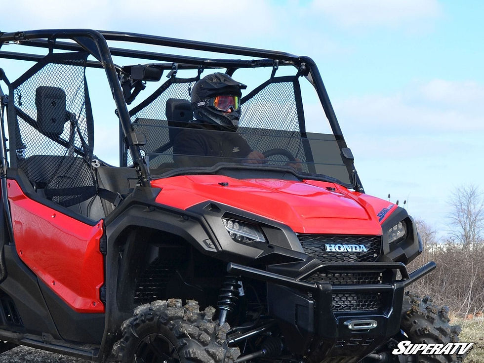 Thumbnail: SUPERATV Honda Pioneer 1000 Scratch Resistant Half Windshield