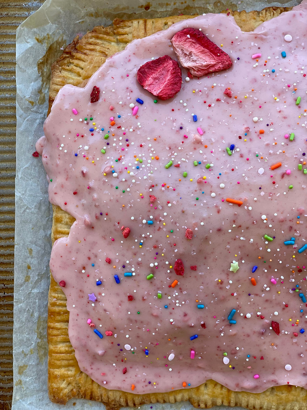giant strawberry pop-tart