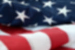 Close up of a folded American flag
