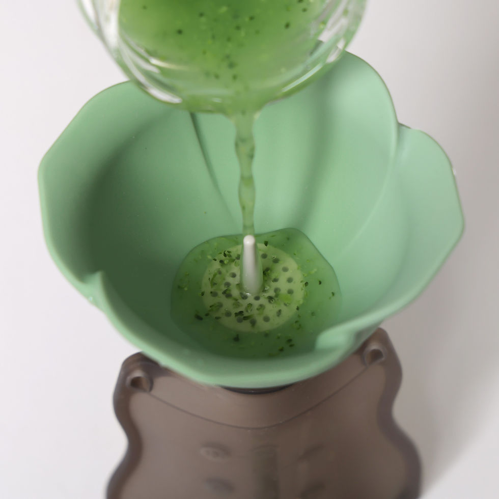 縮圖：Haakaa 矽膠花朵漏斗組合