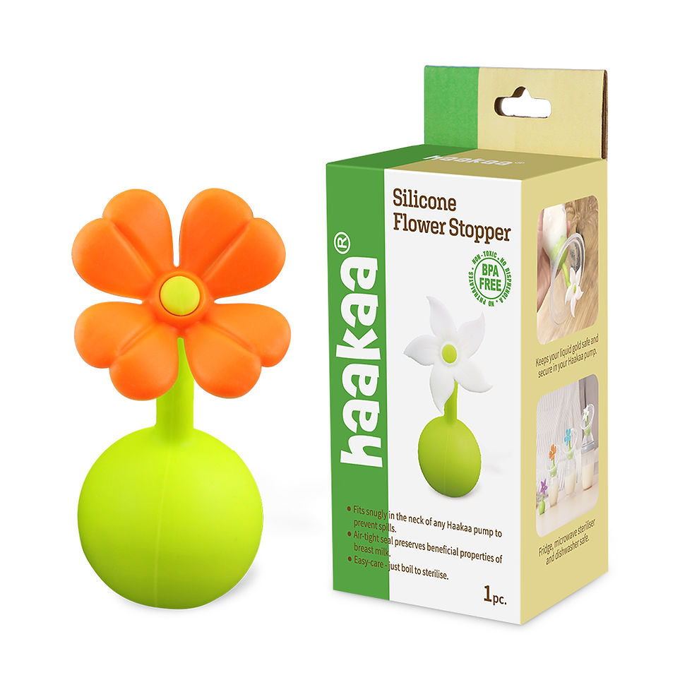 縮圖：Haakaa 矽膠吸乳器花形塞 1個裝