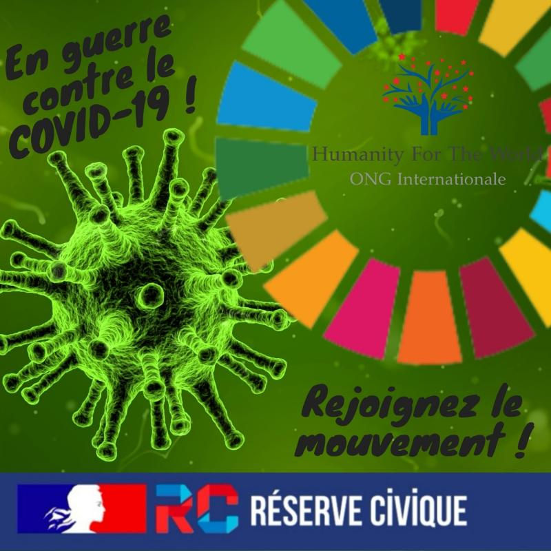 Humanity For The World (HFTW), Réserve SERVICE CIVIQUE - En guerre contre l'isolement et le COVID 19 - 2020