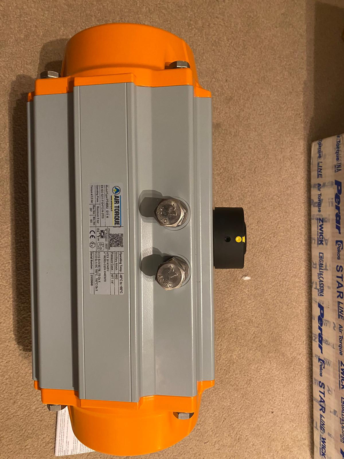 VALVE, BLOW DOWN, AIR TORQUE MODEL PT450-S11-H-F10-F12-N-27DS spring return air