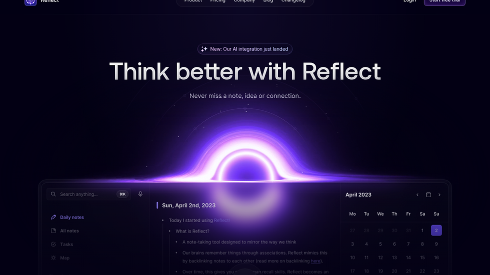 Reflect screenshot