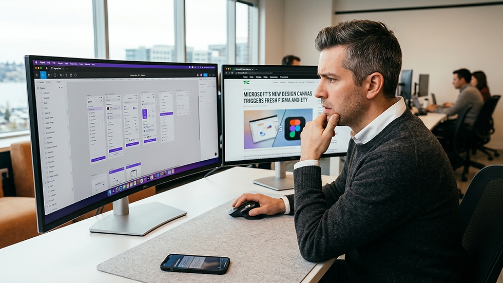 Microsoft’s New Design Canvas Triggers Fresh Figma Anxiety