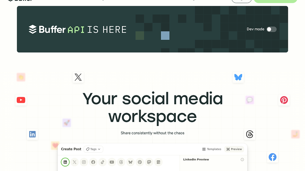 Buffer screenshot