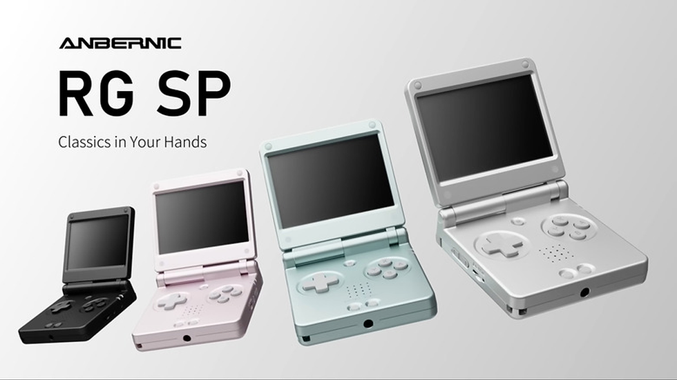 Lancio di Anbernic RG SP: hardware familiare e design più sottile