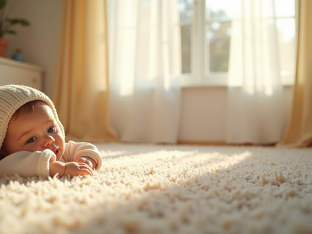 Seguridad para el bebé y tranquilidad para los padres con alfombras certificadas