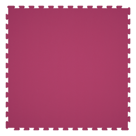 suelo para gimnasio de goma color magenta