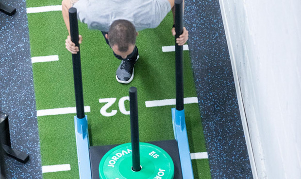 Artificial grass Turf Indoor & Outdoor for functional training and work with sled