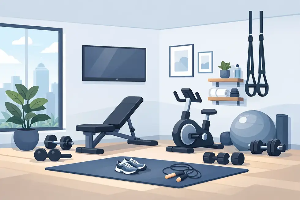 Cómo montar zona fitness doméstica bien