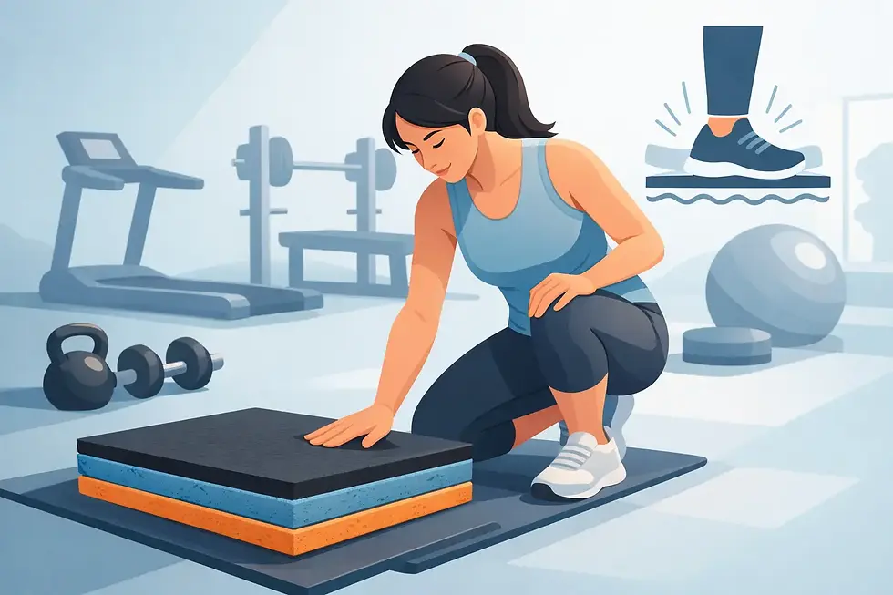 Qué suelo reduce impacto al entrenar