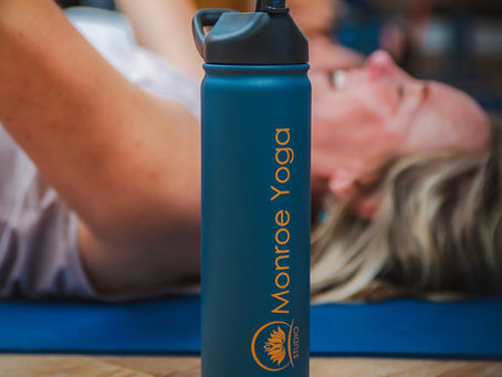 Monroe Yoga water bottle