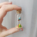 Thumbnail: Two cute budgies / Bottle Art