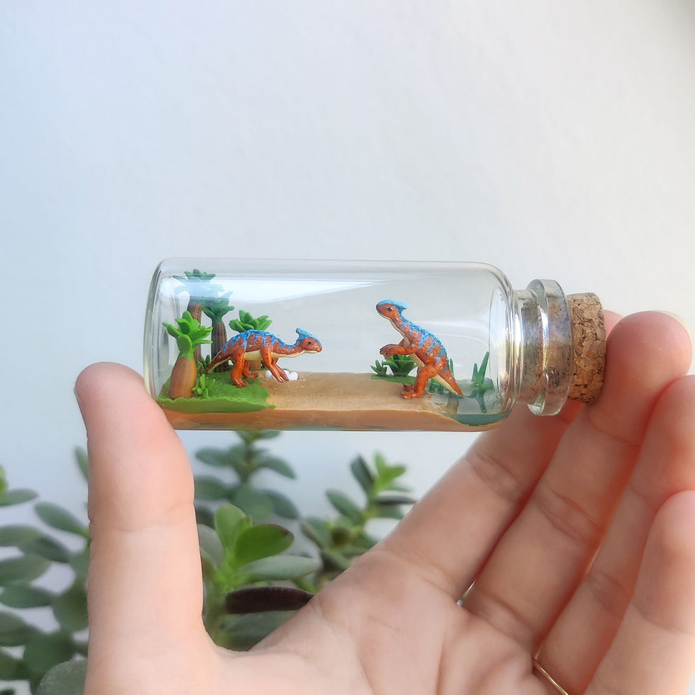 Thumbnail: Parasaurolophus / Large Bottle Art