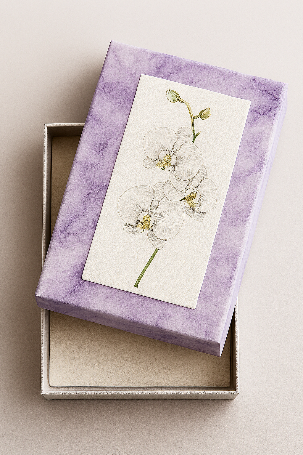 Invitation and box