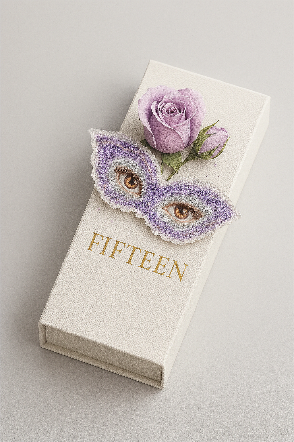 Invitation to a 15th birthday party and Box 